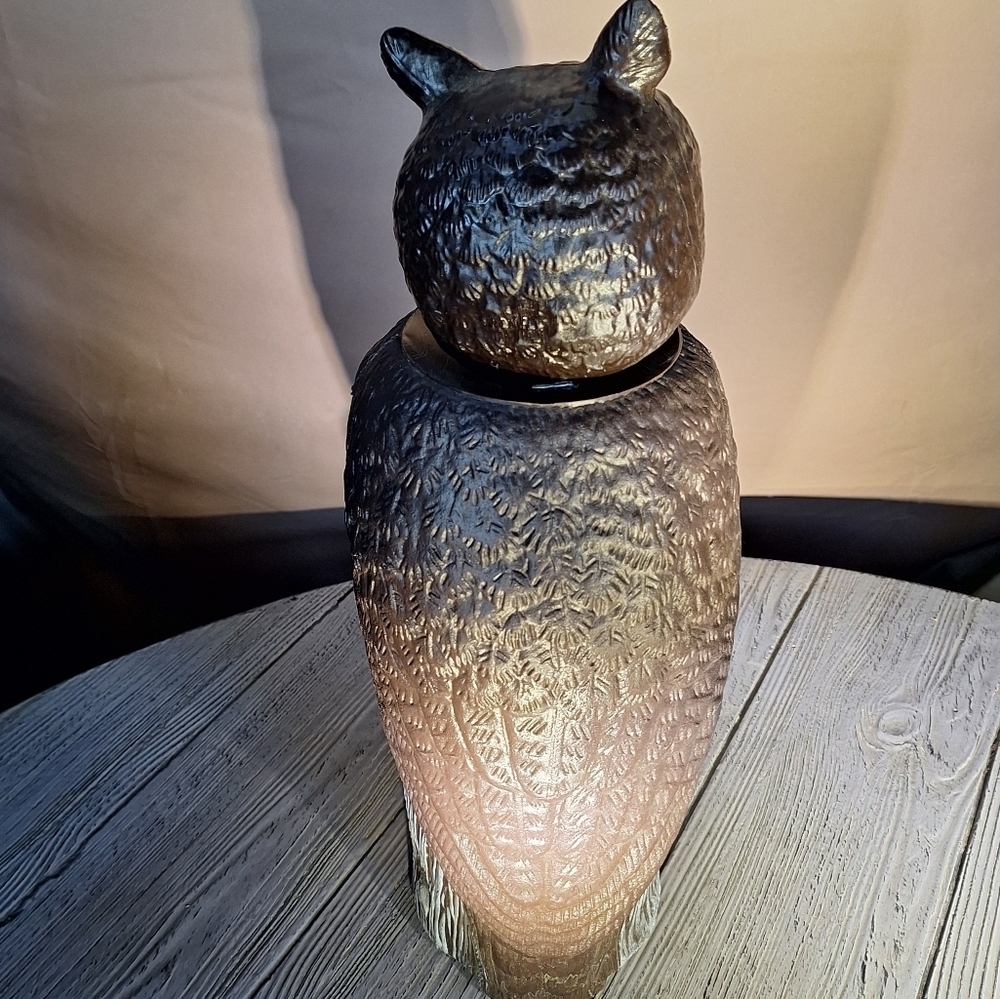 Decoy Scarecrow Brown and Cream Owl Bobble Head Mold - Picture 5 of 8